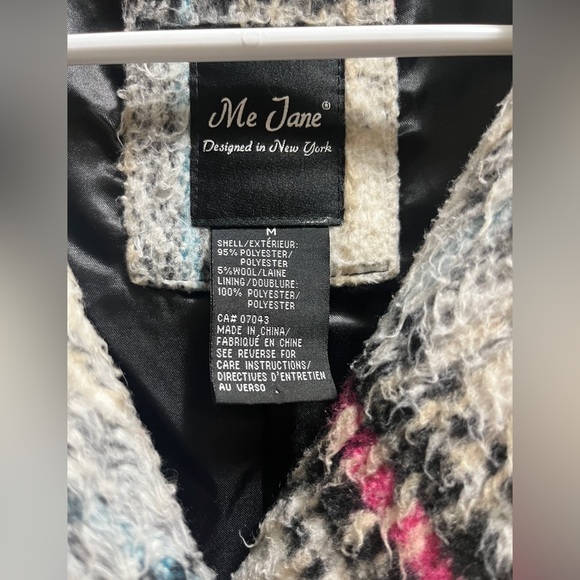 Me Jane New York wool blend coat sz M - Picture 8 of 10